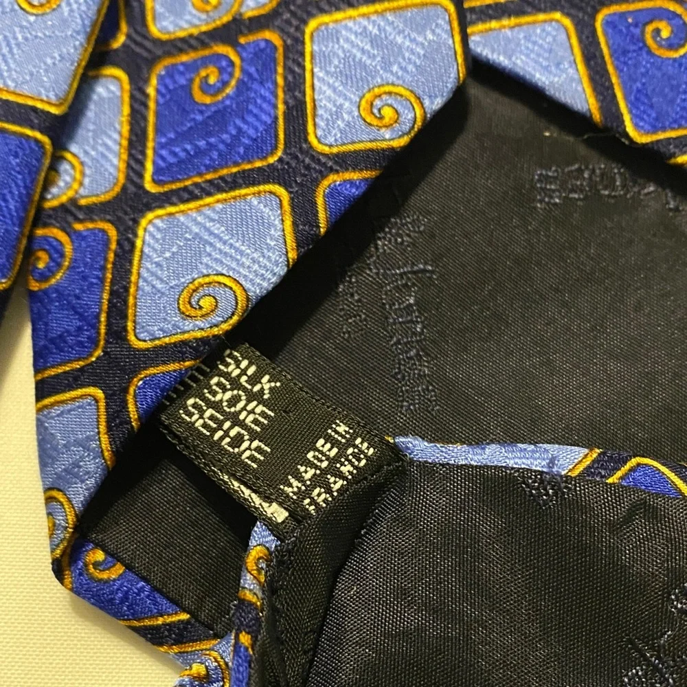Bullock and Jones Blue Silk Tie